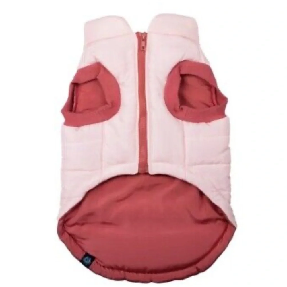GAP PINK QUILTED BOMBER FOR PETS Pink Size LARGE New